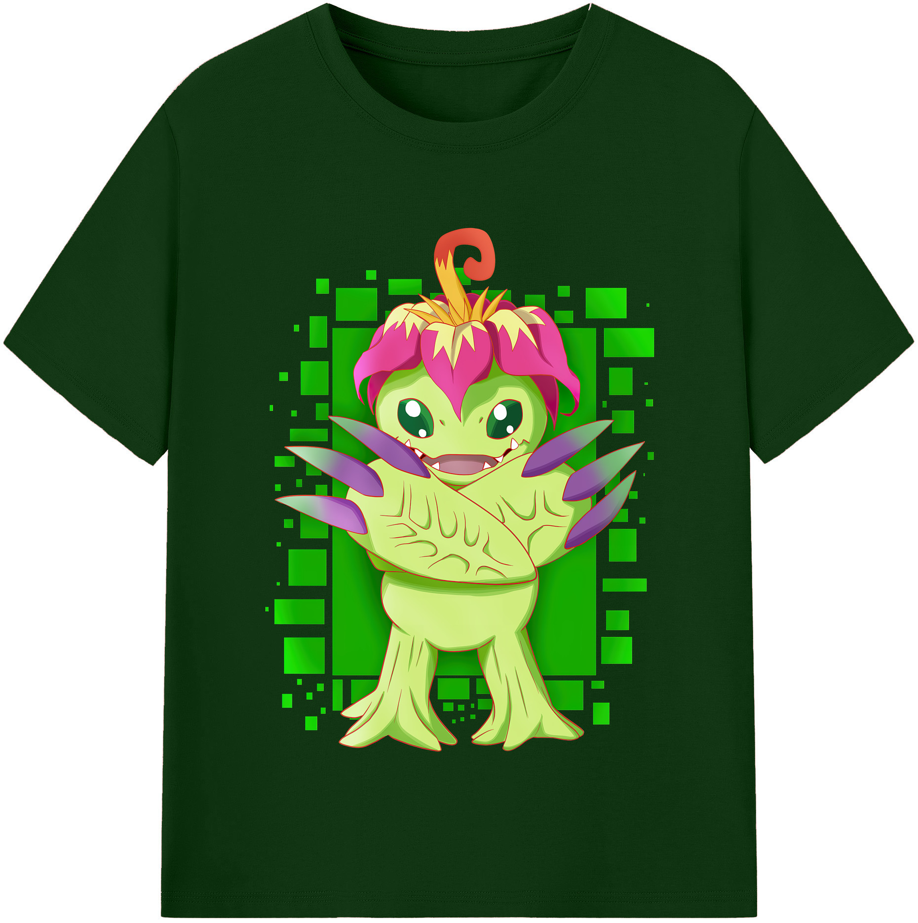 （画像用） Digimon デジタルモンスター/デジモン 綿100％半袖Tシャツ（フロントプリント）
